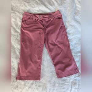 Sonoma Life+Style Pink Stretch Capri Pants